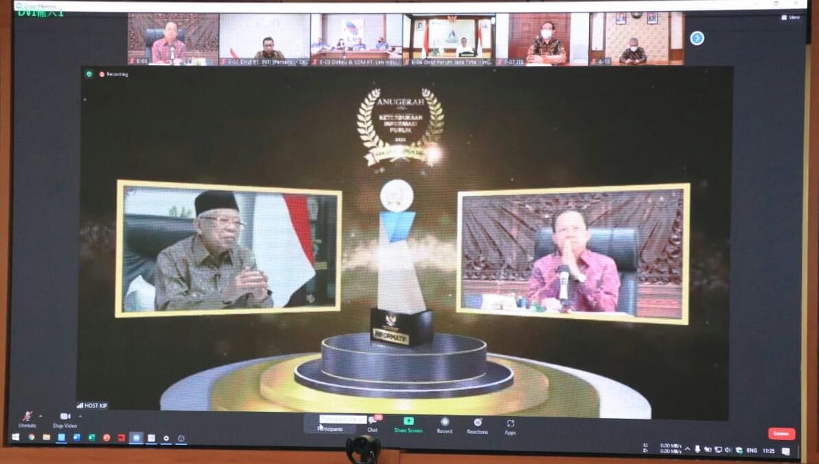 podiumnews.com-Pemprov Bali Menerima Anugerah Keterbukaan Informasi Publik